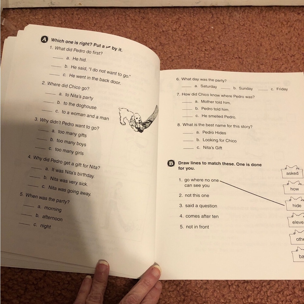 Reading Comprehension Book - Picture 6 of 6